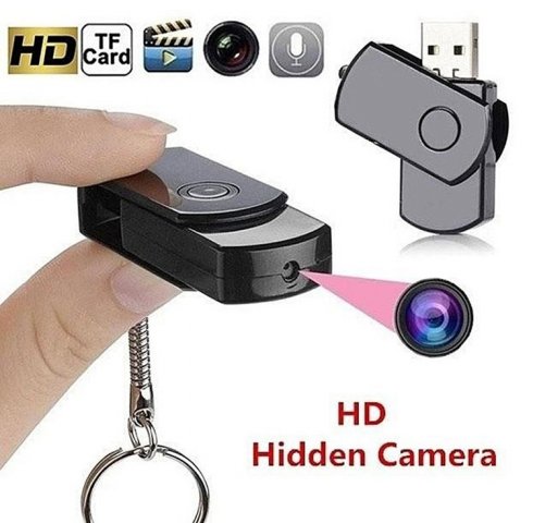 Cámara oculta espía USB PenDrive con detección de movimiento