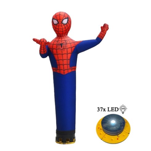 Blow up waving man - Inflatable Air dancer Sky baloon with blower - SPIDERMAN 3m