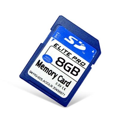 sD-kort 8 GB