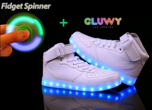 Ontcijferen De schuld geven Turbulentie LED Shoes - white Sneakers | Cool Mania