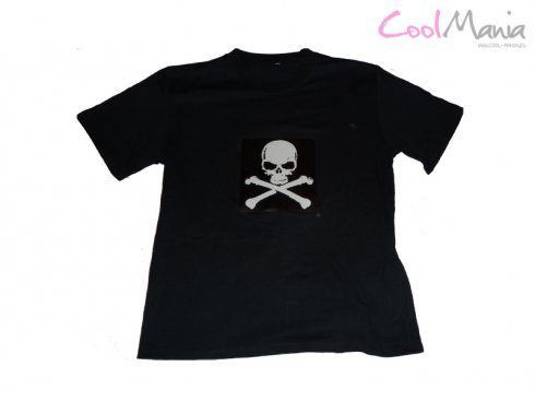 Electroluminescent shirts - Pirates | Cool Mania