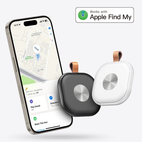 GPS Tracker fur Schlussel als Schlusselanhanger Smart Key Finder Bluetooth fur iOS Apple Find My