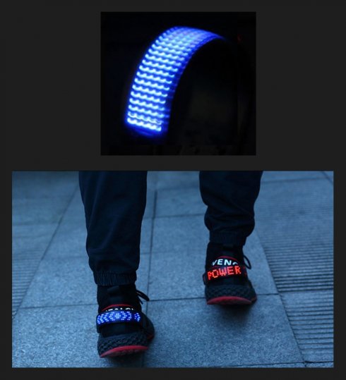 Le clip des chaussures LED pour la course plus sûre avec la