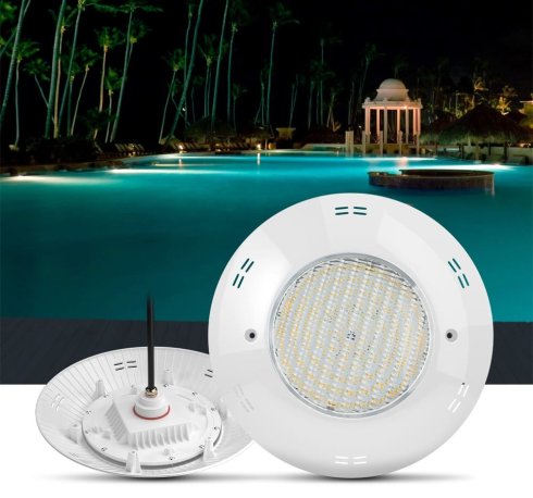 Lampu kolam - Lampu kolam renang LED bawah air putih 3000K dengan kalis air IP68 - 24W