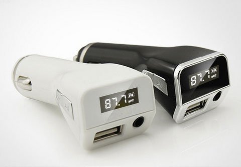Geslaagd Arabische Sarabo Gang Modern FM Car Transmitter + AUX + USB Charger | Cool Mania