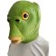 Zelena ribica - smiješna silikonska maska za lice za djecu i odrasle