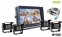 Parkeringskamerauppsättning LCD HD bilmonitor 10 "+ 4x HD-kamera med 18 IR-lysdioder