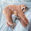 Faultier Kissen Haustier - Körper Plüschkissen extra groß XXL 90cm