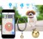 Honden gps halsband in bel - mini gps locator voor honden/katten/dieren met Wifi en LBS tracking - IP67