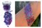 Розовый глиттер - биоразлагаемый глиттер для тела, лица или волос - блестящая пыль 10 г (синий розово-фиолетовый)