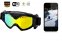 Ochelari de schi cu cameră FULL HD și filtru UV + WiFi