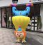 Inflatable costume - Jester (Clown) mascot clown with fan