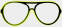 Neónové okuliare  - žlté