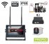 WiFi-LASERSET med kamera för gaffeltruck - 7″ AHD-skärm + FULL HD 1080P trådlös kamera + 2600 mAh batteri