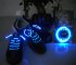 Lidhëse këpucësh LED - blu