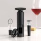 Coffret de 4 tire-bouchons pour bouteille de vin - Coupe-bouteille / Verseur / Bouchon avec ouvre-bouteille auto-extractible