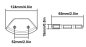 Feu arrière d'angle à LED d'avertissement (stroboscopique) 6W sur 10-36V pour voiture - 2 pcs