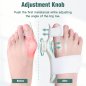 Hallux valgus коректор - ортопедски коректор на големиот палец (држач за прсти за бунион)