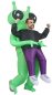 Costume d'alien gonflable - Vert (costume) Mascotte d'alien avec ventilateur