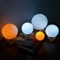 Nočná lampa MOON (Mesiac) 3D - LED nočné svetlo s podstavcom a ovládačom 16 farieb