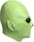 Alien - Masque vert pour le visage (tête) - pour enfants et adultes pour Halloween ou carnaval