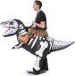 Inflatable dinosaur skeleton costume with fan - Fun Halloween costume for adults