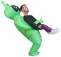 Inflatable alien costume - Green (suit) Alien mascot with fan