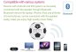 Altavoz bluetooth portátil para smartphone - balón de fútbol 2x3W