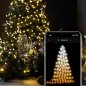 Lampu pokok Krismas - Rentetan Berkelip LED - 600 pcs (48m) RGB+W dengan BT + Wi-Fi