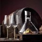 Wine carafe - Luxury wine decanter 1500ml set with gold mountain + cleaning balls