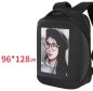 LED backpack with display - Programmable LCD screen light backpack with bluetooth (iOS/Android)