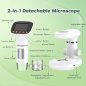 Kids Microscopes for children - school students microscope Wifi with 50-1000x zoom + LED