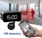 Réveil caméra 4K - horloge numérique espion cam avec WIFI (iOS / Android) + vision nocturne