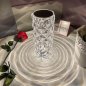 LED table lamp - crystal touch lamp cup (vase) + remote controller - 16 colors (21cm height)