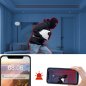 WiFi spy camera 24/7 + FULL HD + 140° anggulo + 4x IR LED + PIR motion detection