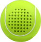 テニスボール - ミニ Bluetooth スピーカー + マイクロ SD カード サポート - 1x3W