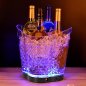 Koelemmer - LED ijskleurveranderende emmer voor champagne / wijn (alcoholische dranken) 4L