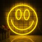 स्माइल - दीवार पर चमकता हुआ एलईडी नियॉन लोगो लाइट विज्ञापन स्माइली