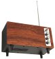 Rádio príjímač - retro vintage z dreva s Bluetooth + FM/AM rádio / AUX / USB disk / Micro SD