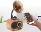 Bluetooth radio receiver - retro vintage wooden design with Bluetooth + FM/AM radio/AUX/USB disk/Micro SD