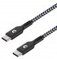 USB-C to USBC SuperCord cable with charging speed up to 100W - black