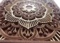 Mandala-Wandkunst aus Holz - Wandbehang Mandala-Dekor aus Holz 3D - Tibet