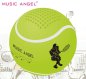 كرة تنس - مكبر صوت بلوتوث صغير + دعم بطاقة Micro SD - 1x3W