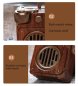 Penerima radio antik lama - kayu retro dengan Bluetooth + radio FM/AM l/AUX/disk USB/Micro SD