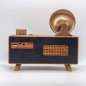 Μίνι παλιό ραδιόφωνο - ρετρό vintage με Bluetooth + ραδιόφωνο FM/AM/Δίσκο AUX/USB/Micro SD