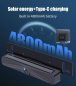 Cámara de respaldo inalámbrica solar con visión FULL HD en placa para móvil (iOS, Android)