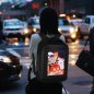 LED-Rucksack mit Display – Programmierbarer Lichtrucksack mit LCD-Bildschirm und Bluetooth (iOS/Android)