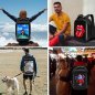 LED-Rucksack mit Display – Programmierbarer Lichtrucksack mit LCD-Bildschirm und Bluetooth (iOS/Android)