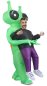 Costume d'alien gonflable - Vert (costume) Mascotte d'alien avec ventilateur