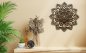 Mandala wall art - Wooden mandala wall hanging decor made of wood 3D - Rose